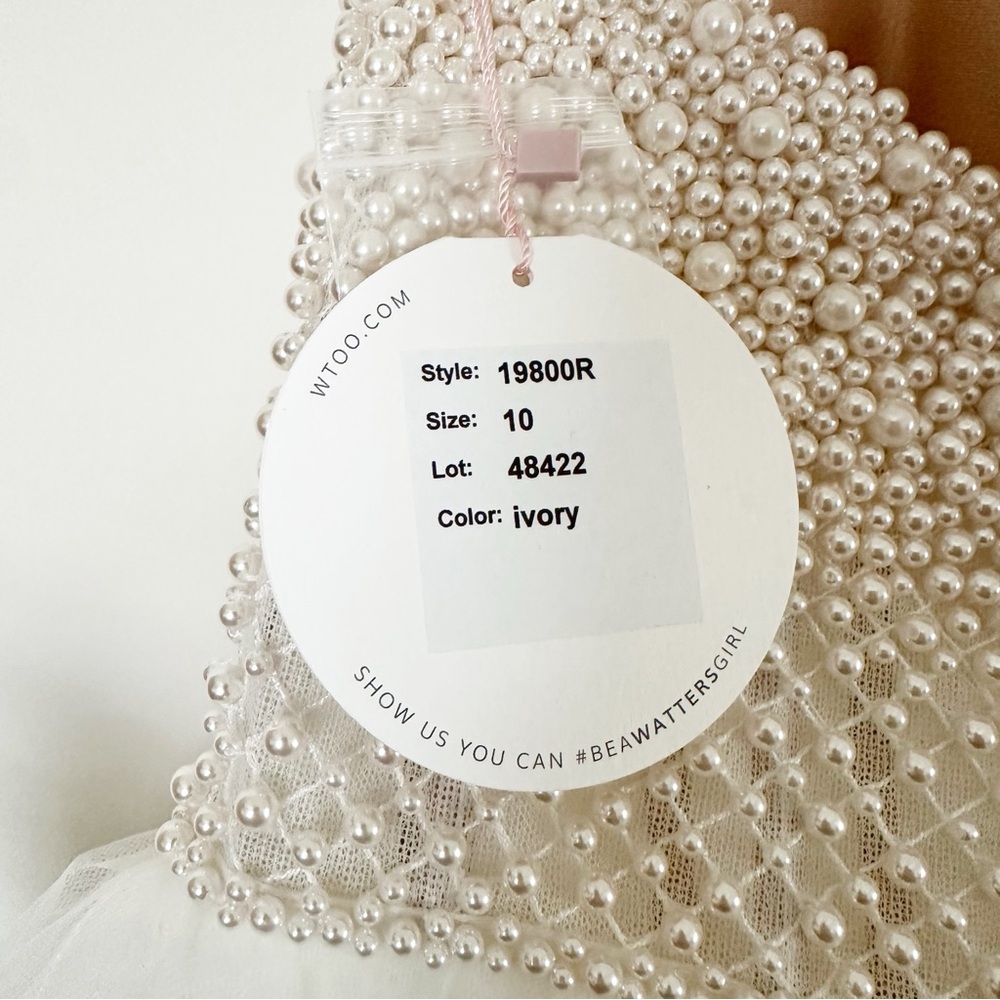 BHLDN Wtoo by Watters Maeve Strapless Embellished Corset Mini Dress - Picture 13 of 16